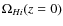 $\Omega_{H {\sc i}}(z=0)$