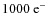 $1000~\rm {e^-}$