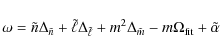 \begin{displaymath}\omega = \tilde{n} \Delta_{\tilde{n}}
+ \tilde{\ell}\Delta_{...
...2 \Delta_{\tilde{m}}
- m \Omega_{{\rm fit}}
+ \tilde{\alpha}
\end{displaymath}