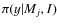 $\pi(y\vert M_j,I)$
