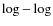 $\log-\log$