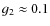 $g_2\approx0.1$