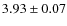 $3.93 \pm 0.07$