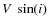 $V~\sin(i)$