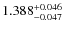 $1.388^{\rm +0.046}_{-0.047}$