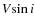 $V\!\sin i$