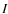 \ensuremath{I}