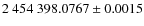 $2~454~398.0767 \pm 0.0015$