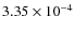 $3.35 \times 10^{-4}$