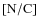 ${\rm [N/C]}$
