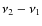 $\nu_2-\nu_1$