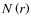$N\left(r\right)$