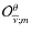 ${\mathcal O}_{{\widehat \nu};m}^{\theta}$