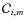 ${\mathcal C}_{i,m}$