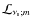 ${\mathcal L}_{\nu_{\rm s};m}$