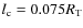 $l_{\rm c}=0.075R_{\rm T}$