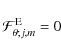 \begin{displaymath}{\mathcal F}_{\theta;j,m}^{\rm E}=0
\end{displaymath}