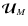 $\vec{\mathcal U}_{M}$