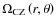 $\Omega_{\rm CZ}\left(r,\theta\right)$