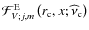 ${\mathcal F}_{V;j,m}^{\rm E}\left(r_{\rm c},x;{\widehat\nu}_{\rm c}\right)$