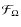 ${\mathcal F}_{\Omega}$