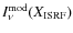 $I^{\rm mod}_{\nu}(X_{\rm ISRF})$