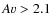 $Av \rm > 2.1$