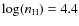 $\log(n_{\rm H})=4.4$