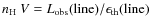 $n_{\rm H}~V = L_{\rm obs}({\rm line})/\epsilon_{\rm th}({\rm line})$
