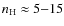 $n_{\rm H}\approx 5{-}15$