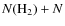 $N({\rm H_{2}}) + N$