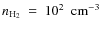 $n_{{\rm H_{2}}}~=~10^{2}~~{\rm cm^{-3}}$