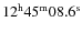 $12^{\rm h}45^{\rm m}08.6^{\rm s}$