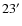$23^{\prime}$