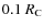 $0.1~R_{\rm C}$