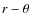 $r-\theta$