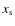 $x_{\rm s}$