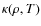 $\kappa(\rho, T)$