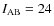 ${I_{\rm AB}=24}$