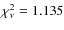 $\chi^2_\nu=1.135$