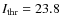 $I_{\rm thr}=23.8$