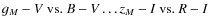 $g_M-V\ {\rm vs}.\ B-V \ldots
z_M-I\ {\rm vs}.\ R-I$