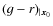 $(g-r)_{\vert{\vec x}_0}$