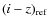 $(i-z)_{\rm ref}$