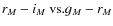 $r_M-i_M\ {\rm vs}. g_M-r_M$