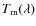 $T_{\rm m}(\lambda )$