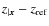 $z_{\vert{\vec x}} - z_{\rm ref}$
