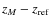 $z_M- z_{\rm ref}$