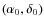 $(\alpha_0, \delta_0)$