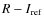 $R-I_{\rm ref}$